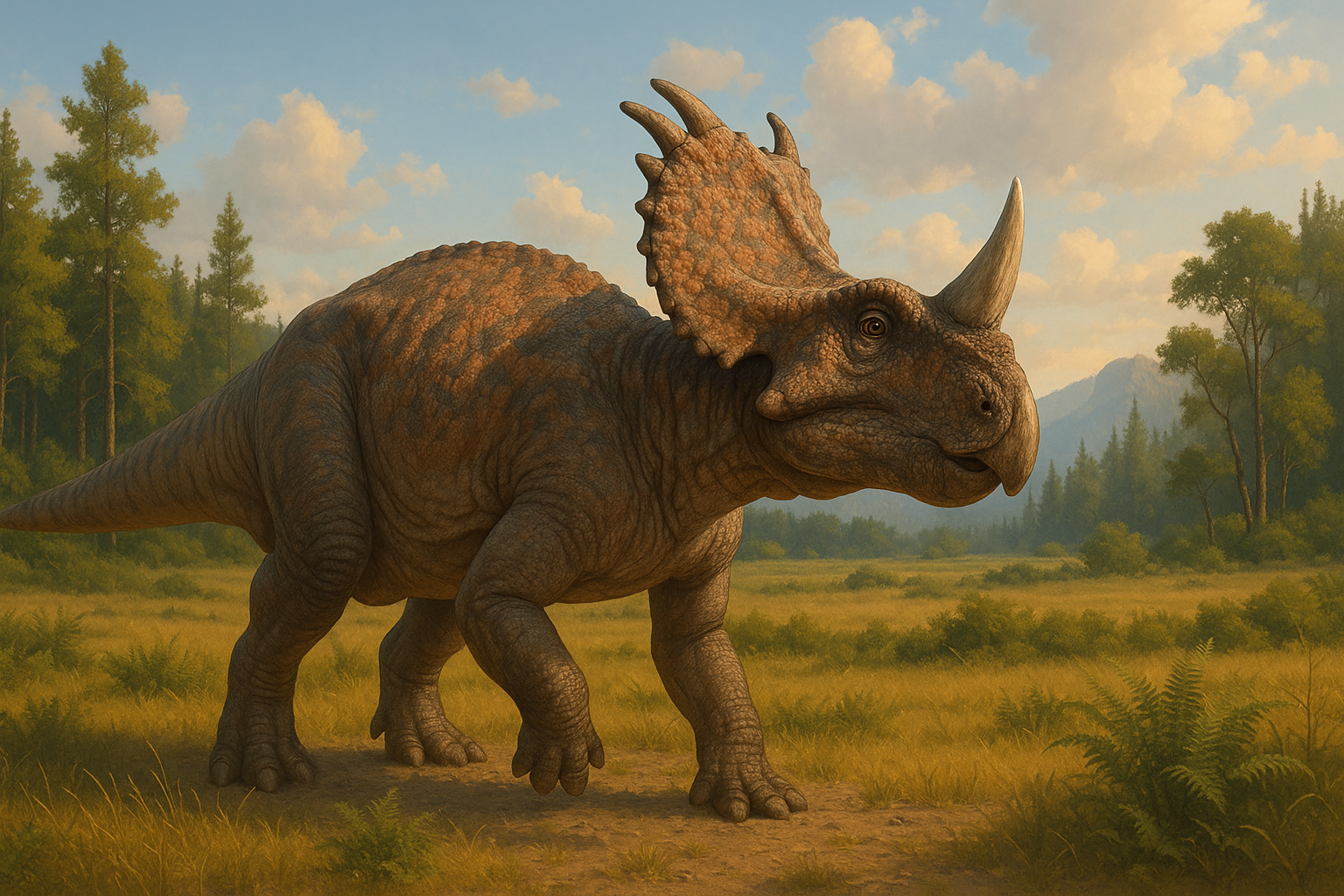 Centrosaurus Dico Des Dinos Représentation de Centrosaurus dans son environnement naturel.